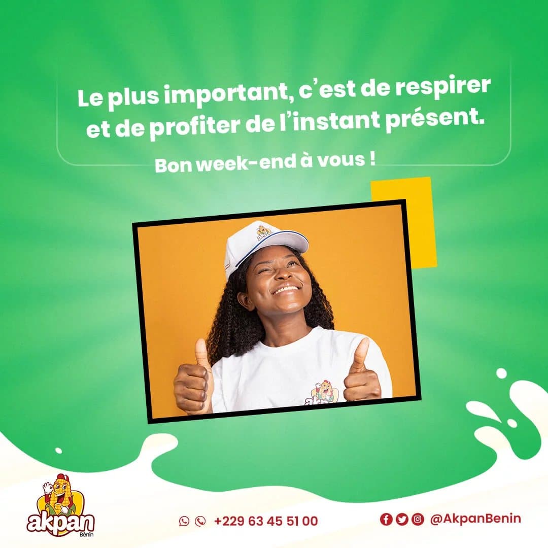 Contenu de marque Akpan Bénin mettant en scène une ambassadrice de la marque